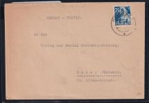 Französische Zone Rheinland Pfalz 13 auf Brief als EF, portogerecht #DAL42