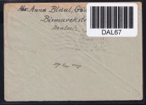 Französische Zone Rheinland Pfalz 15 auf Brief als EF, überfrankiert #DAL67