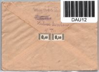 Deutsches Reich 821 auf Brief Einschreiben #DAU12