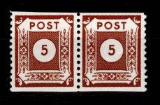 SBZ 42 E waag. Paar postfrisch geprüft Dr. Jasch BPP #DAU30