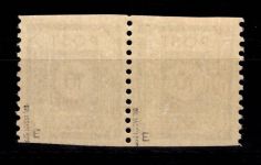 SBZ 45 E waag. Paar postfrisch geprüft Dr. Jasch BPP #DAU31