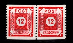 SBZ 46 E a waag. Paar postfrisch geprüft Dr. Jasch BPP #DAU33