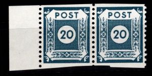 SBZ 48 E a waag. Paar SR postfrisch geprüft Dr. Jasch BPP #DAU35