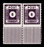 SBZ 44 E a waag. Paar UR postfrisch geprüft Dr. Jasch BPP #DAU36