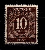 Alliierte Besetzung 918 a gestempelt Typenprüfung #DBB83