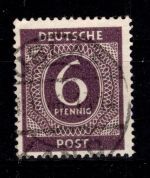 Alliierte Besetzung 916 c gestempelt Farbprüfung Arge #DBB90