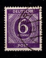 Alliierte Besetzung 916 a gestempelt Typenprüfung #DBB91