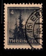 SBZ 93 A Y z1 I gestempelt Plattenfehler 1, geprüft Jasch BPP #DBC80