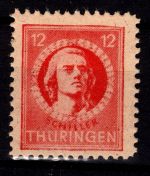 SBZ 97 A Y bz 1 IX gestempelt Plattenfehler IX, geprüft Ströh BPP #DBE30