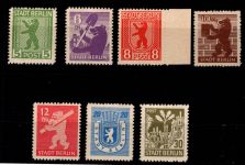 SBZ 1 B- 7 B postfrisch 4 B geprüft Busch BPP #DBF50