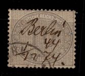 Deutsches Reich 12 gestempelt Stempel + Federzug, geprüft Sommer BPP #DBC36