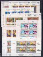 Österreich Lot Kleinbögen gestempelt #DBJ30