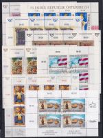 Österreich Lot Kleinbögen gestempelt #DBJ31