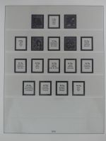 Deutschland nach 1945 Vordruck der Zonen im Lindner Binder #MA059