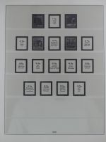 Deutschland nach 1945 Vordruck der Zonen im Lindner Binder #MA059