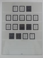 Deutschland nach 1945 Vordruck der Zonen im Lindner Binder #MA059