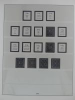 Deutschland nach 1945 Vordruck der Zonen im Lindner Binder #MA059