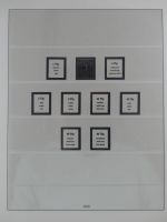 Deutschland nach 1945 Vordruck der Zonen im Lindner Binder #MA059