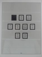 Deutschland nach 1945 Vordruck der Zonen im Lindner Binder #MA059