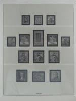 Deutschland nach 1945 Vordruck der Zonen im Lindner Binder #MA059