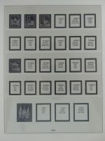 Deutschland nach 1945 Vordruck der Zonen im Lindner Binder #MA059