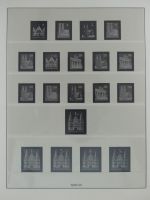 Deutschland nach 1945 Vordruck der Zonen im Lindner Binder #MA059