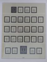 Deutschland nach 1945 Vordruck der Zonen im Lindner Binder #MA059