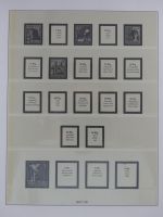 Deutschland nach 1945 Vordruck der Zonen im Lindner Binder #MA059