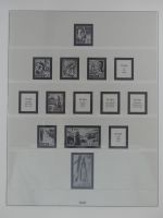 Deutschland nach 1945 Vordruck der Zonen im Lindner Binder #MA059