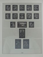 Deutschland nach 1945 Vordruck der Zonen im Lindner Binder #MA059