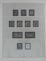 Deutschland nach 1945 Vordruck der Zonen im Lindner Binder #MA059