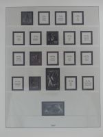 Deutschland nach 1945 Vordruck der Zonen im Lindner Binder #MA059