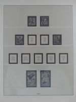 Deutschland nach 1945 Vordruck der Zonen im Lindner Binder #MA059