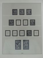 Deutschland nach 1945 Vordruck der Zonen im Lindner Binder #MA059