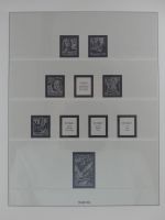 Deutschland nach 1945 Vordruck der Zonen im Lindner Binder #MA059