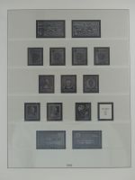 Deutschland nach 1945 Vordruck der Zonen im Lindner Binder #MA059