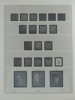 Deutschland nach 1945 Vordruck der Zonen im Lindner Binder #MA059