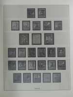 Deutschland nach 1945 Vordruck der Zonen im Lindner Binder #MA059