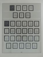 Deutschland nach 1945 Vordruck der Zonen im Lindner Binder #MA059