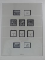 Deutschland nach 1945 Vordruck der Zonen im Lindner Binder #MA059