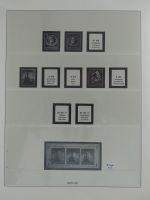 Deutschland nach 1945 Vordruck der Zonen im Lindner Binder #MA059