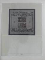 Deutschland nach 1945 Vordruck der Zonen im Lindner Binder #MA059