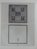 Deutschland nach 1945 Vordruck der Zonen im Lindner Binder #MA059