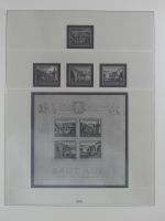 Deutschland nach 1945 Vordruck der Zonen im Lindner Binder #MA059