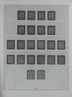 Deutschland nach 1945 Vordruck der Zonen im Lindner Binder #MA059