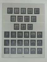 Deutschland nach 1945 Vordruck der Zonen im Lindner Binder #MA059