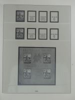 Deutschland nach 1945 Vordruck der Zonen im Lindner Binder #MA059