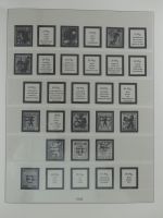 Deutschland nach 1945 Vordruck der Zonen im Lindner Binder #MA059