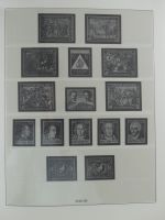 Deutschland nach 1945 Vordruck der Zonen im Lindner Binder #MA059