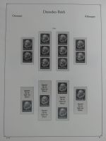 Deutsches Reich Vordruck der Zusammendrucke im KA-BE Binder #MA060